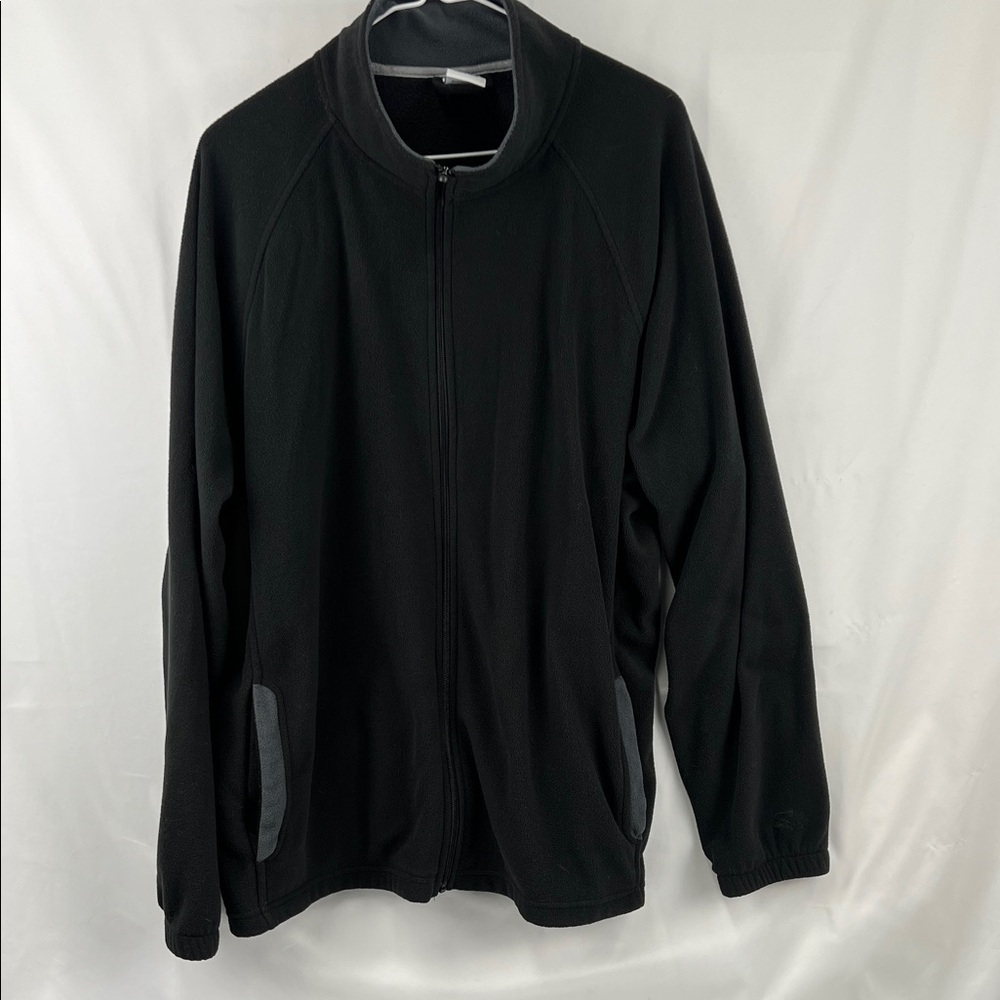 Mens Fleece Pullover - Black - Size XL - Size 46 to 48